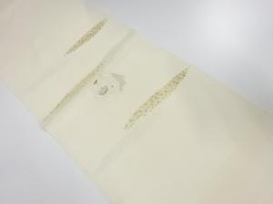 未使用品　正絹　汕頭蘇州刺繍　帯揚げ